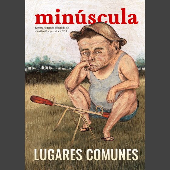 tapa de la revista minúscula con el tema: Lugares comunes